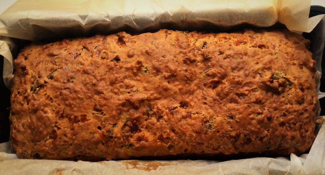 plumcake prezzemolo e scamorza affumicata