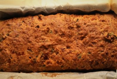 plumcake prezzemolo e scamorza affumicata