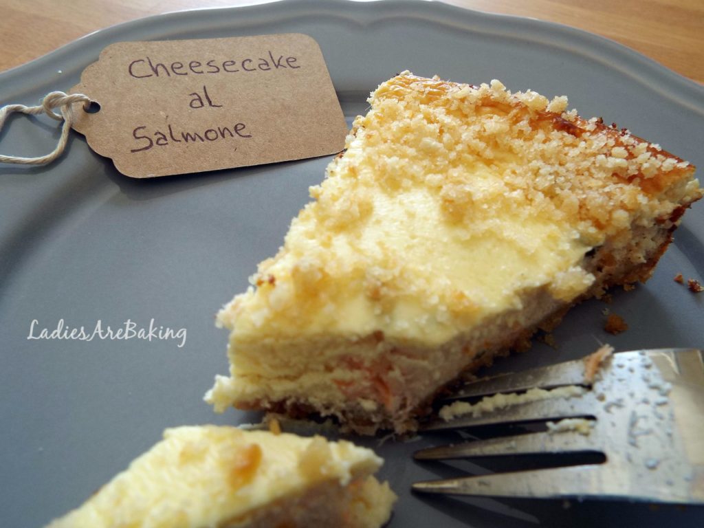 cheesecake al salmone