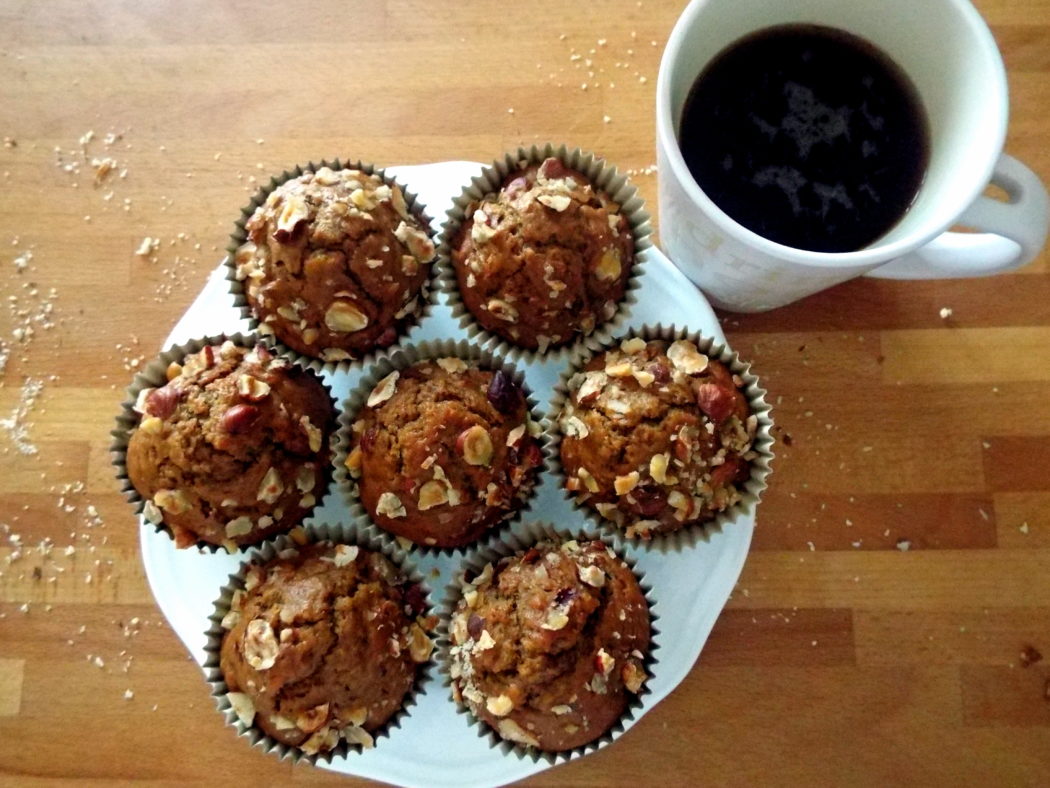 muffins caffè e nocciole