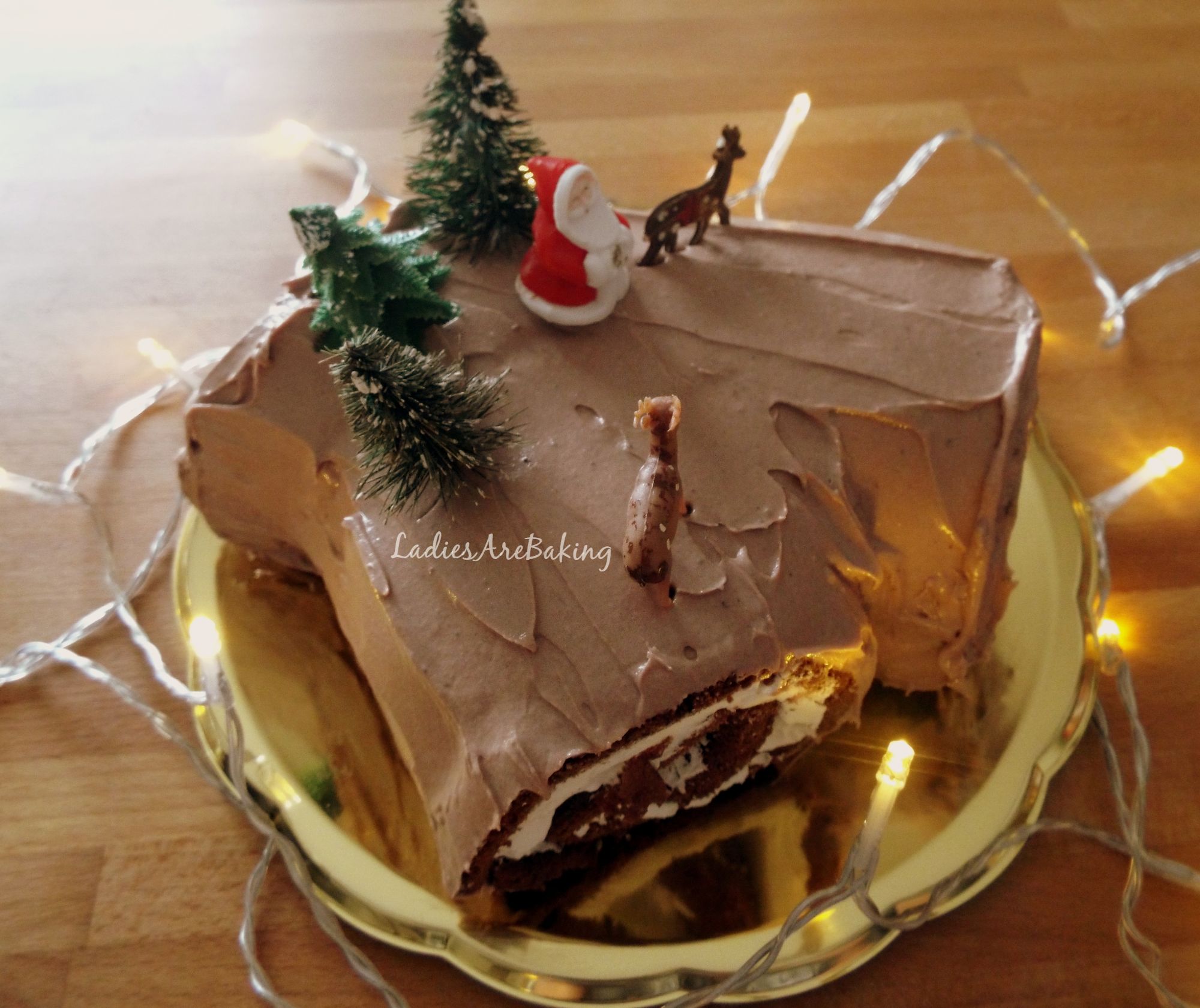 Tronchetto Di Natale Con Panettone.Tronchetto Di Natale Una Golosa Magia Ladiesarebaking