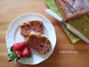 fette di plumcake alle fragole