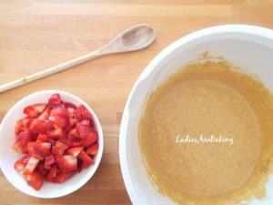 plumcake aggiunta fragole